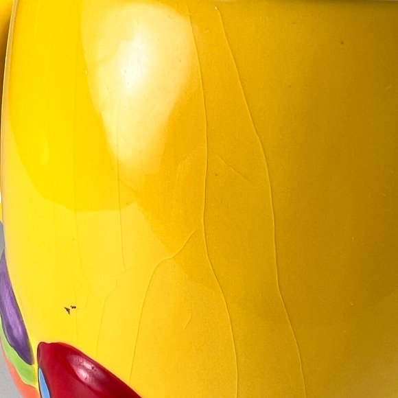 Vtg Mars Blue M&M Coffee Cup Mug Ceramic Oversized Galerie 2001 Souvenir - Picture 9 of 13